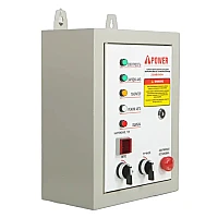 Генератор A-iPower A8000EAX в супертихом зимнем кожухе 1400SS RAL 7035 + блок автозапуска A-iPower 230 В, 50 А