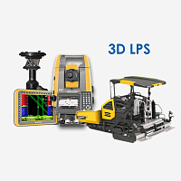 Система 3D LPS для асфальтоукладчика